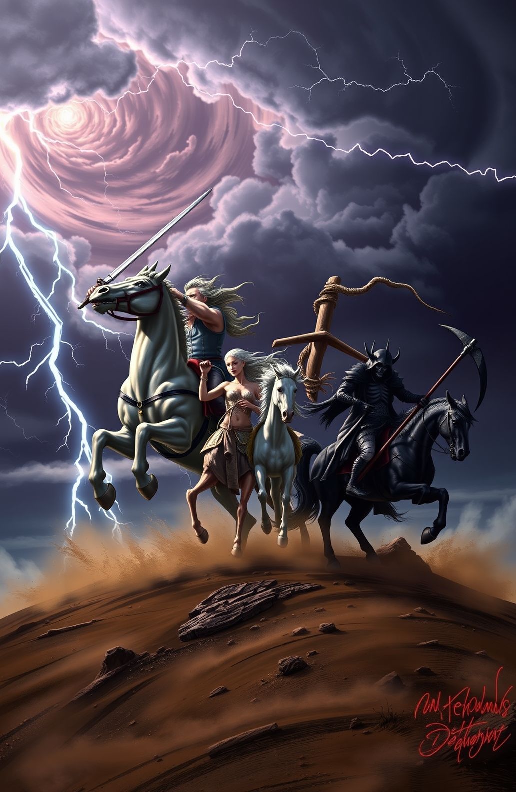 Four Horsemen Of The Apocalypse Wallpaper