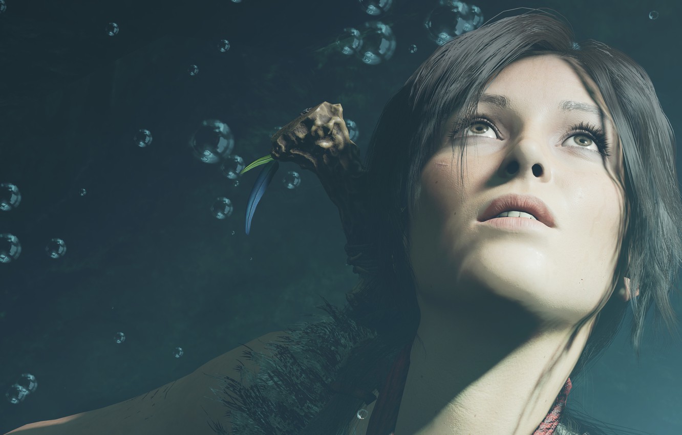 Wallpaper Lara Croft Under Water Adventure Shadow Of The