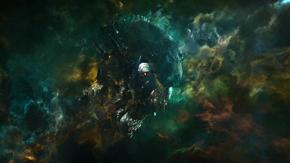 Guardians Of The Galaxy Marvel Spaceship Nebula Head Lego