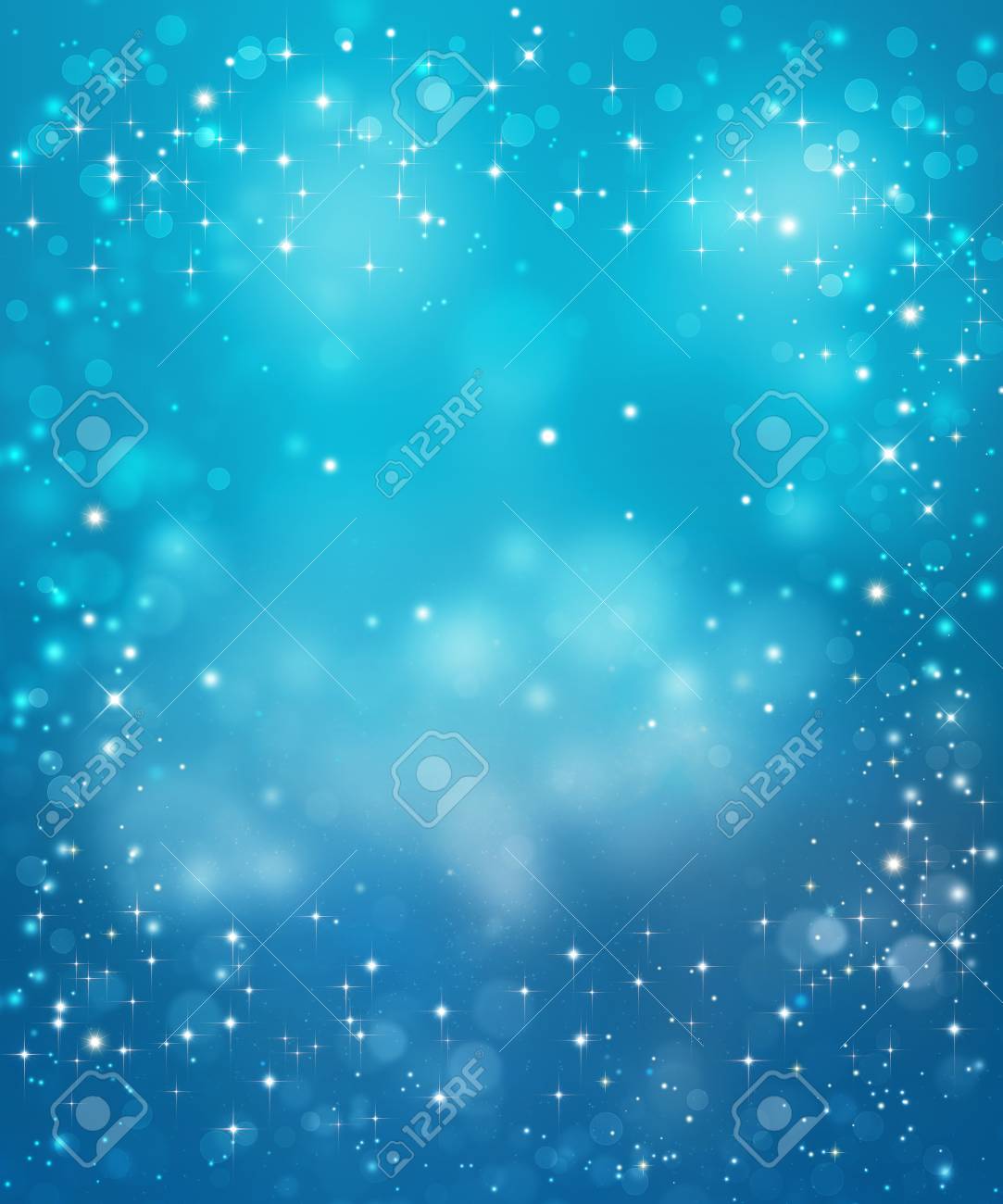 Beautiful Blue Festive Background Stock Photo Picture And Royalty