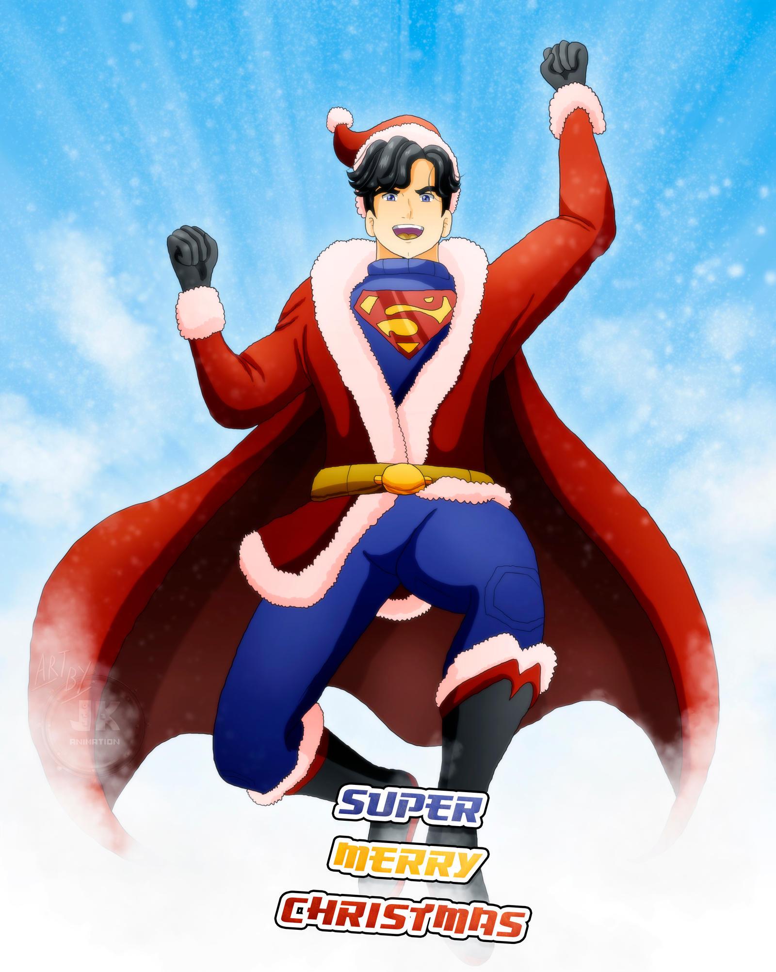 Superman Merry Christmas By Jotakaanimation