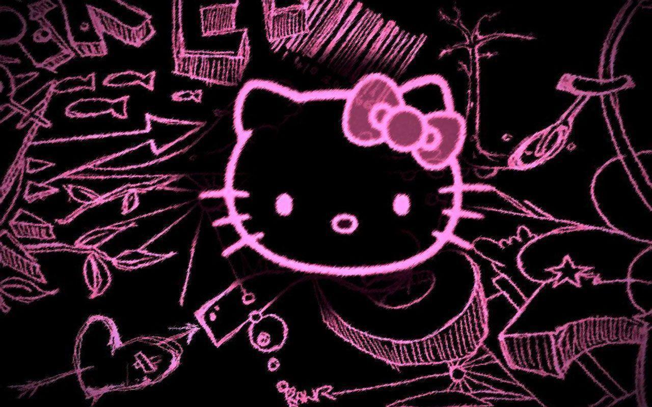 Xin chào Kitty tạo nên một thế giới vui mừng và hạnh phúc cho những bức ảnh hình nền đen hồng. Bạn sẽ yêu thích các kiểu dáng đáng yêu của chú mèo đáng yêu. Hãy tạo một không gian vui nhộn và dễ chịu với hình nền Hello Kitty đen hồng. Nhấn vào ảnh để khám phá thế giới đáng yêu của chú mèo Kitty.