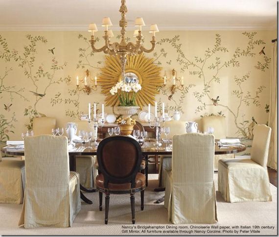 Contemporary Dining Room Wallpaper Designs