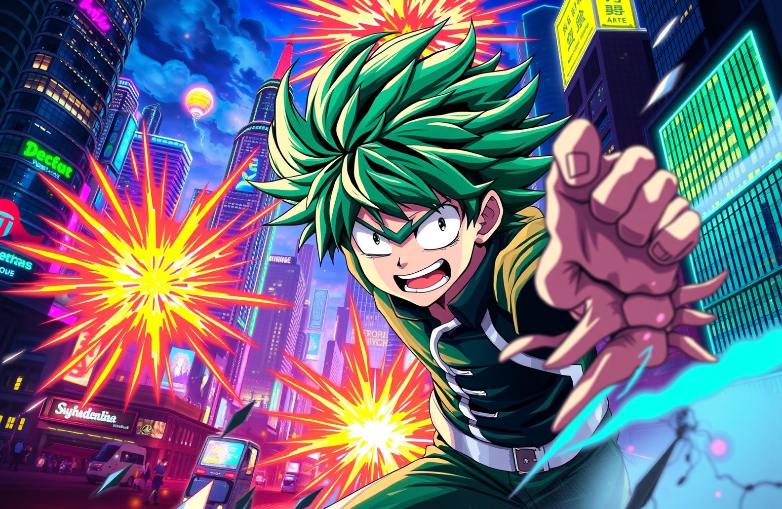 Cool Deku Anime Wallpaper