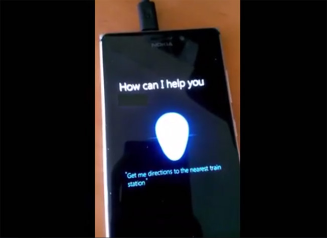 Virtual Personal Assistant Cortana Seen In Action Leaked Video