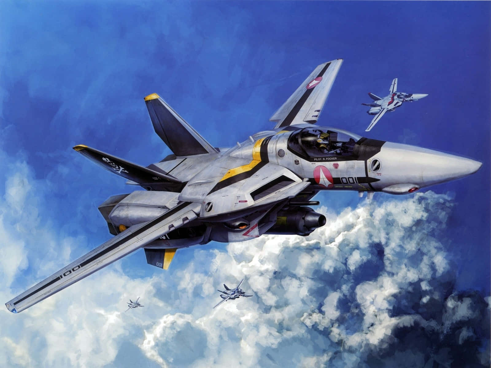 Celebrate Love And Courage With The Macross Delta Cast Wallpaper