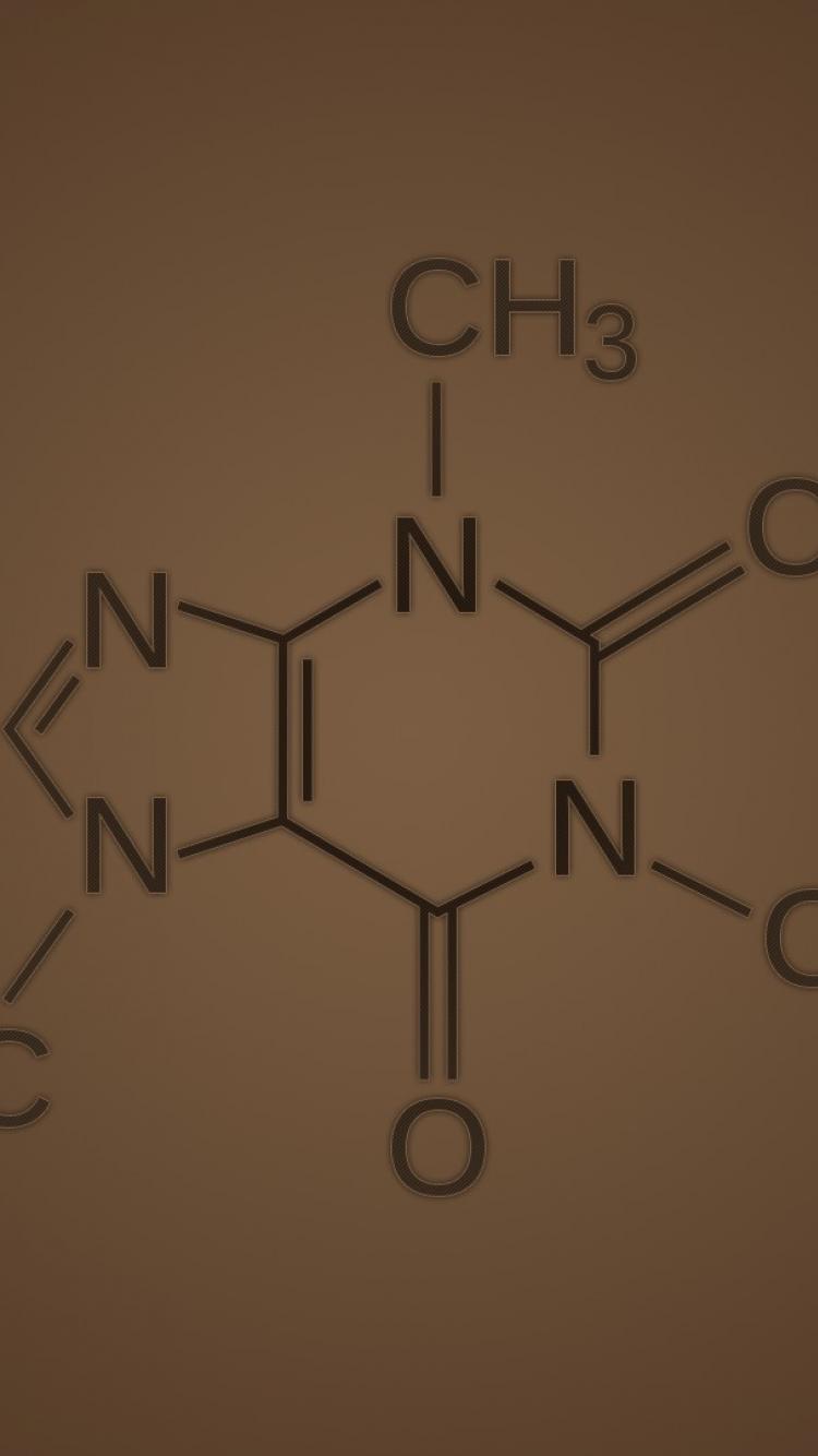  minimalistic caffeine molecule chemistry noise wallpaper 50681