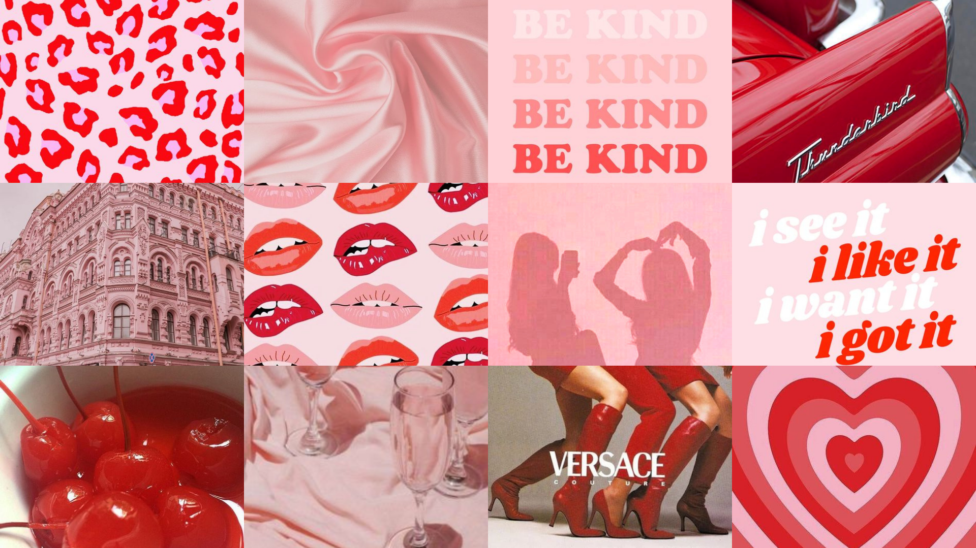 valentines day grid collage Cute backgrounds for iphone Cute