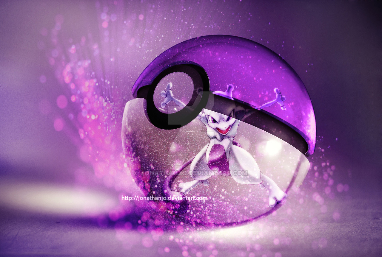 The Pokeball Of Mewtwo By Jonathanjo