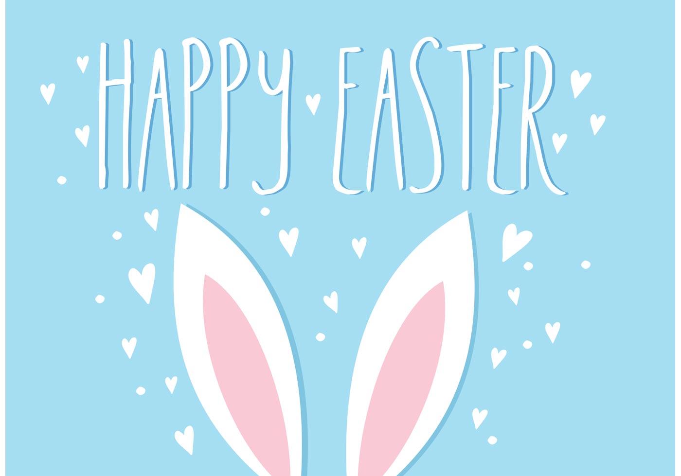 Easter Bunny Ears Vector Illustration