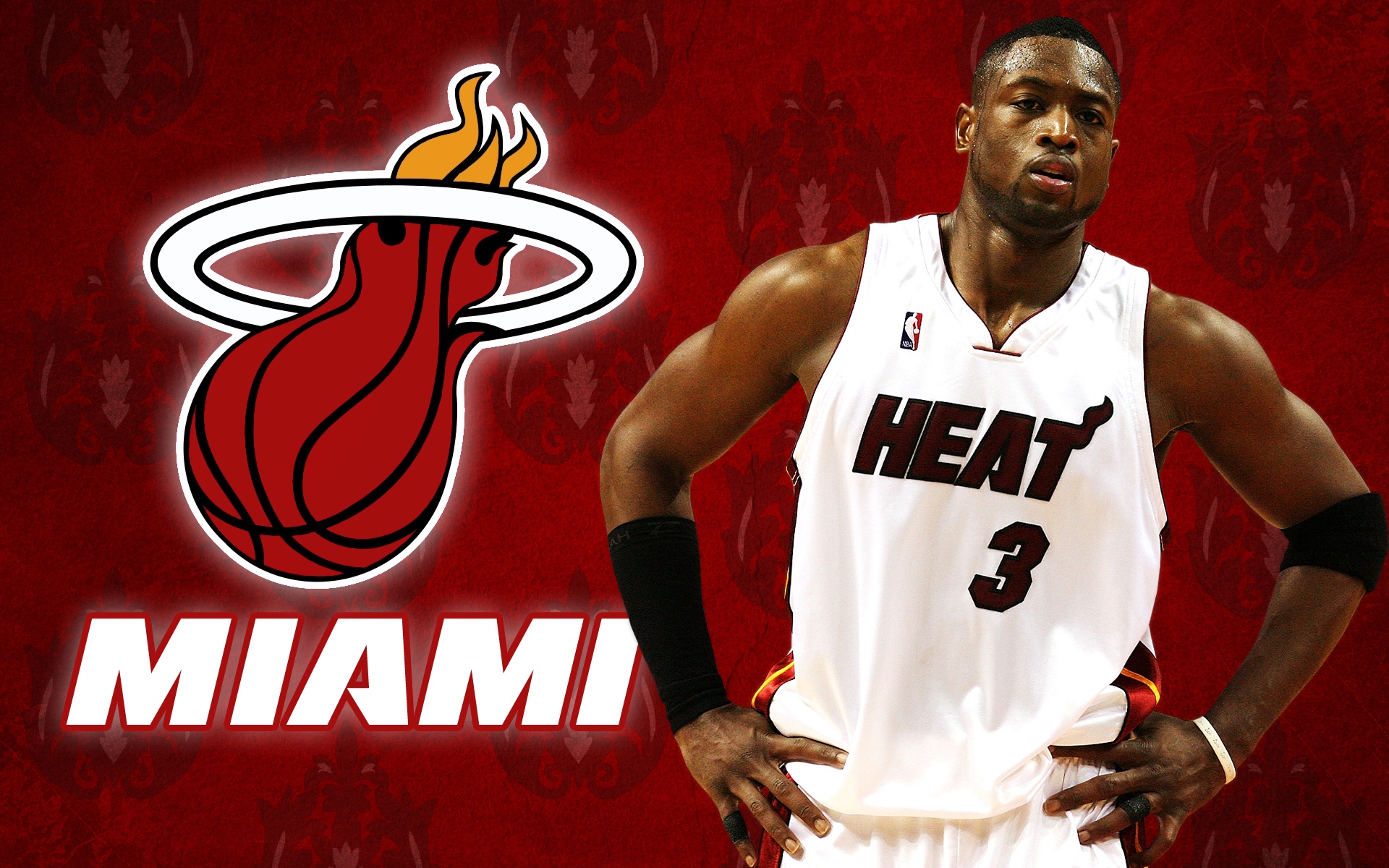 Nba Miami Heat Dwayne Wade Wide
