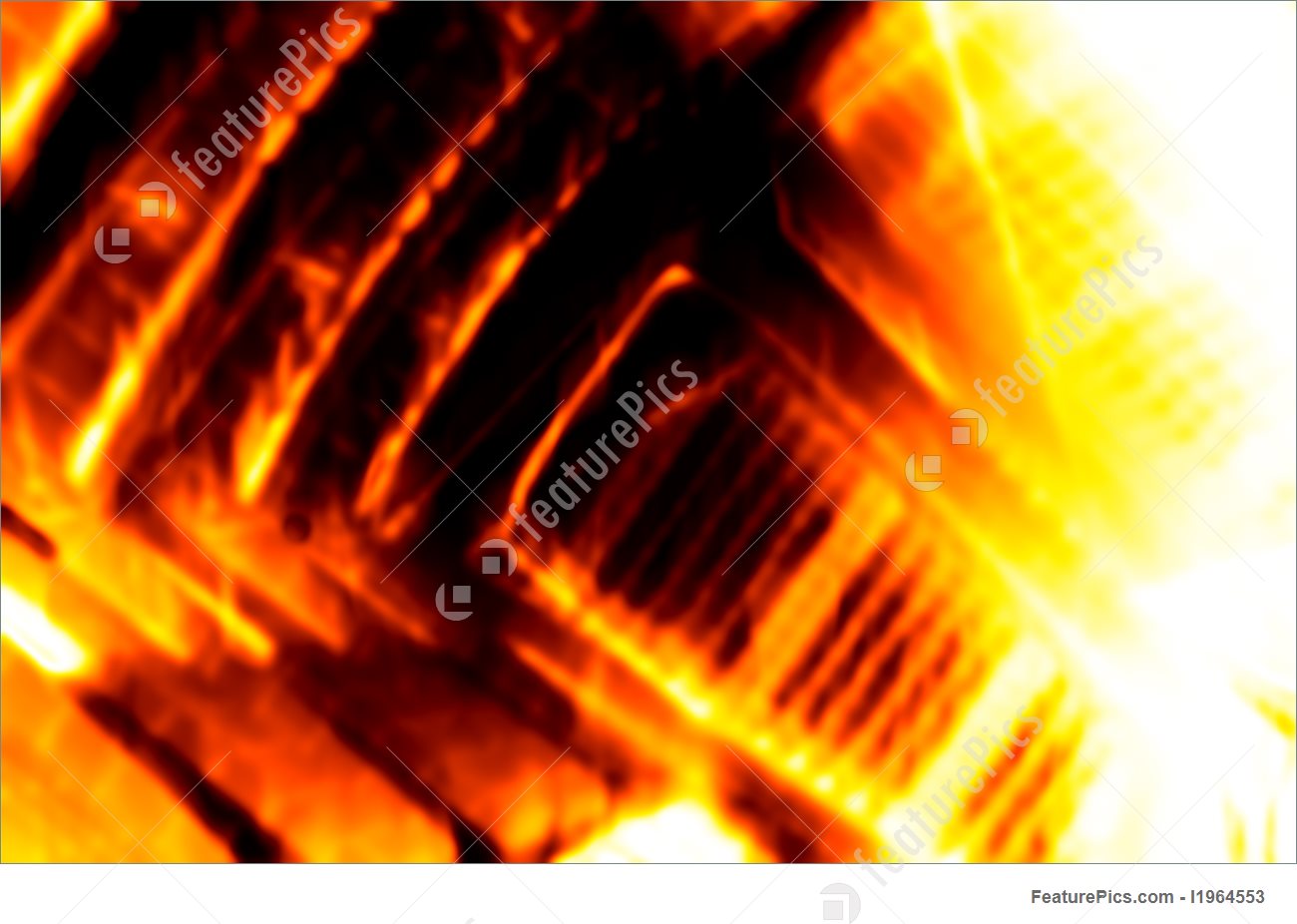 Abstract Flaming Background