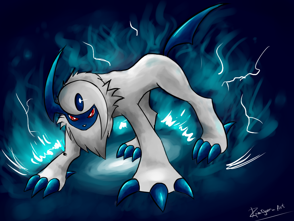 Absol Pokémon Character, pokemon, vertebrate, computer Wallpaper, fictional  Character png | PNGWing