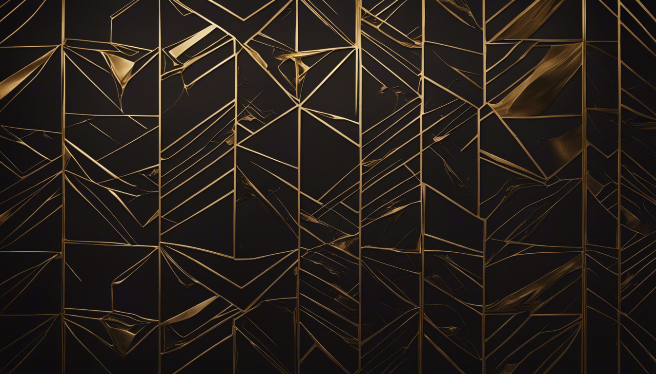 Black And Gold Desktop Wallpaper