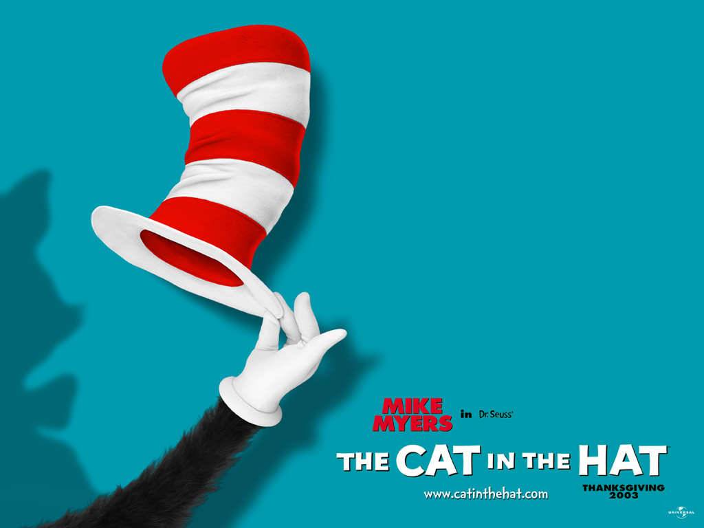 The Cat in the Hat Movie Poster Wallpaper   Comedy Movies Wallpaper 1024x768