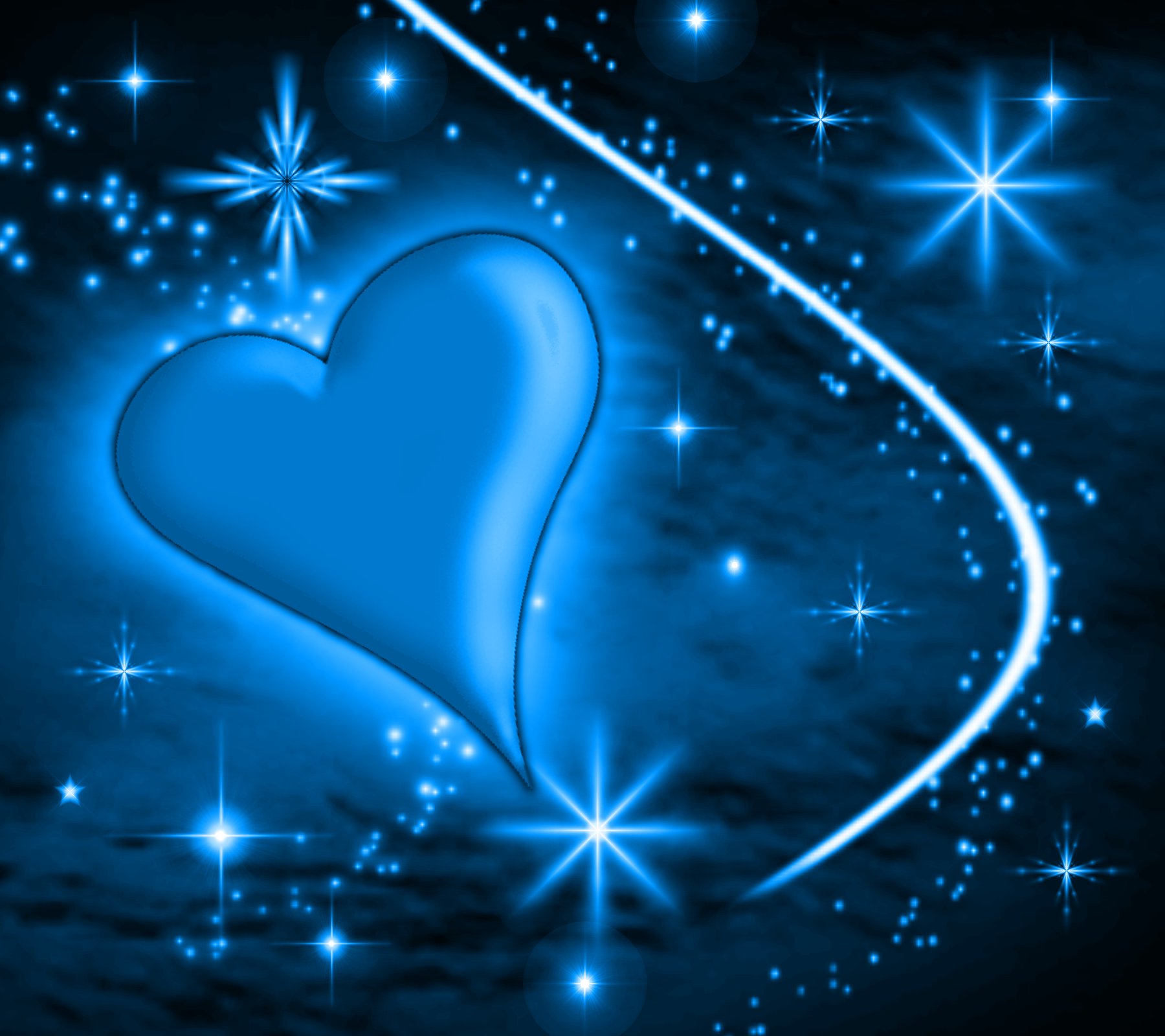 Blue Heart Background Image Pictures Becuo