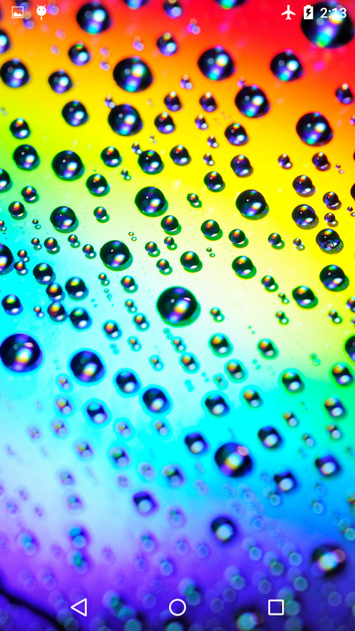 Rainbow Drops Live Wallpaper   Android Apps on Google Play