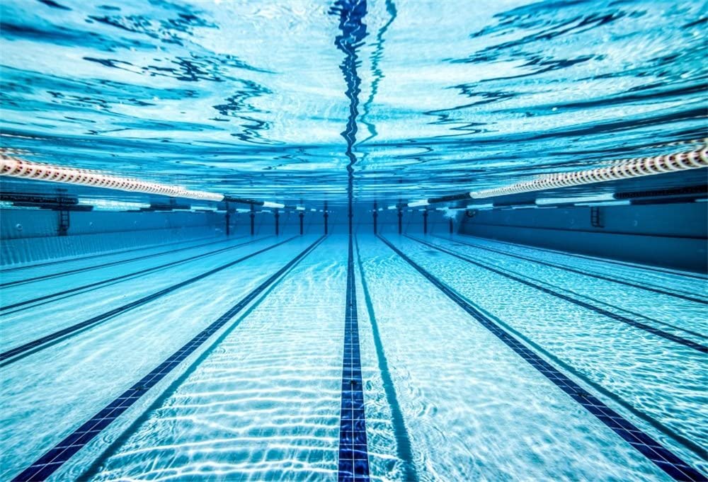 Amazon Lfeey Blue Swimming Pool Photography Backdrop