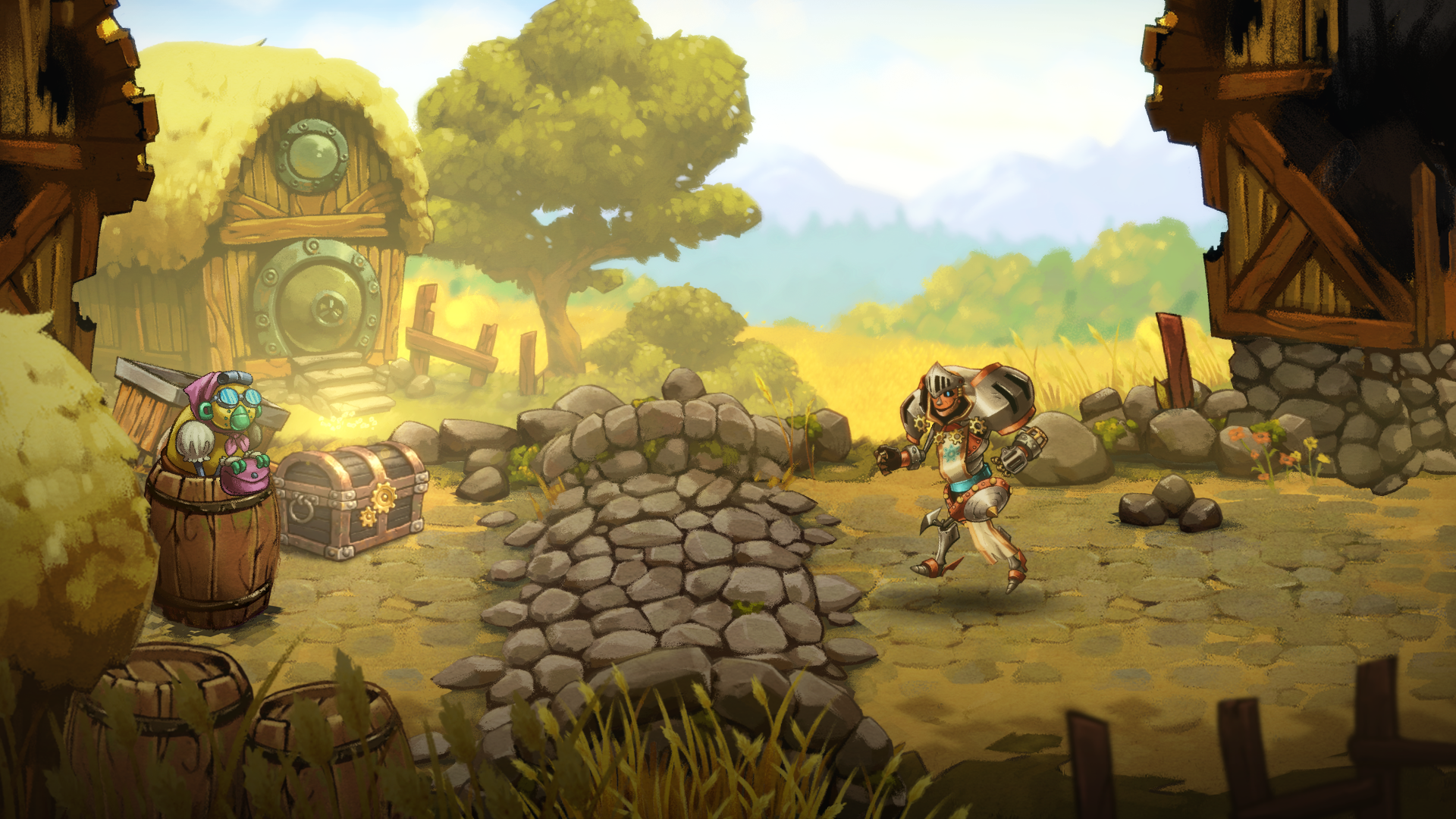 Slideshow Steamworld Quest Hand Of Gilgamech Screenshots Ign India