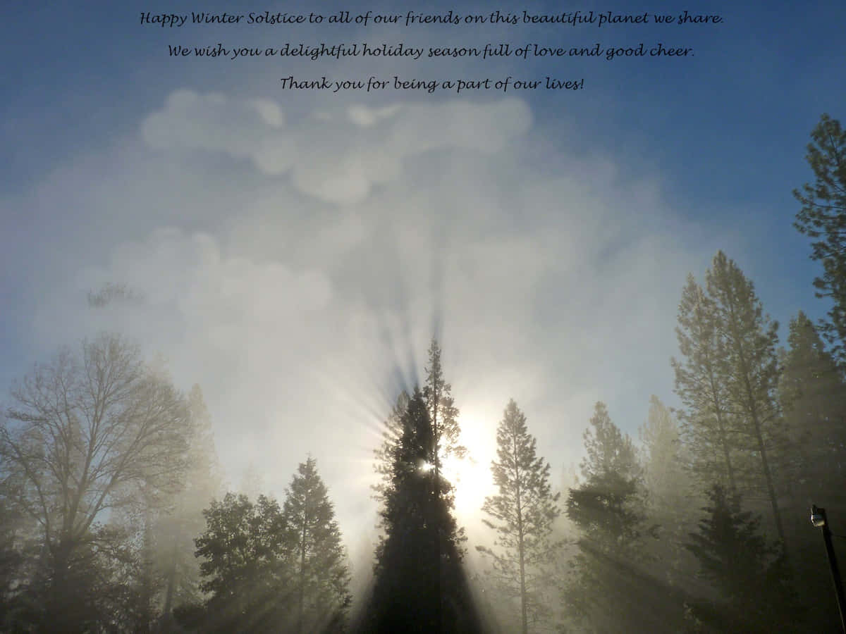 Happy Winter Solstice Wallpaper