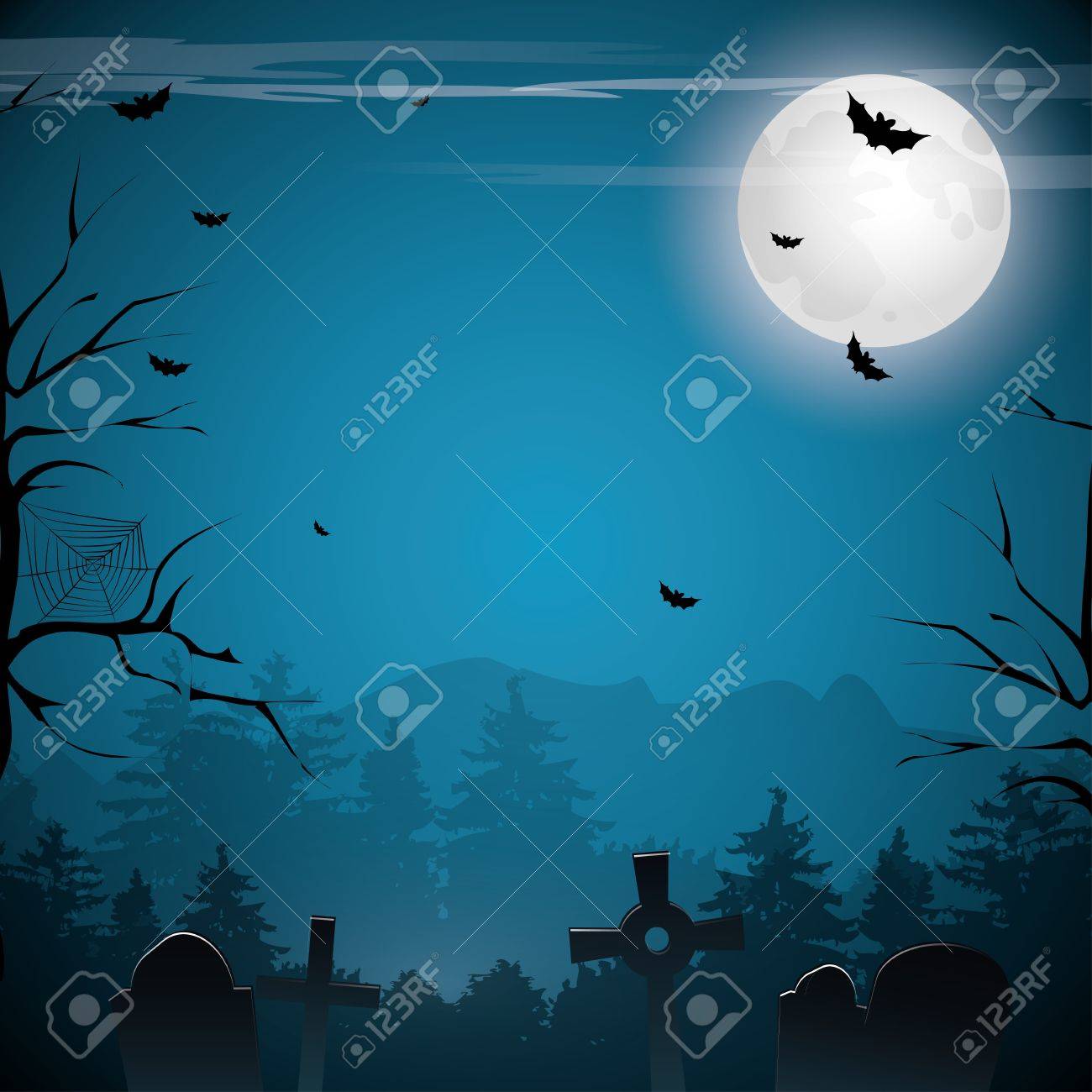 Scary Halloween Background Royalty Cliparts Vectors And