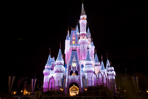 Cinderellas Castle with Icicles   Walt Disney World Flickr   Photo