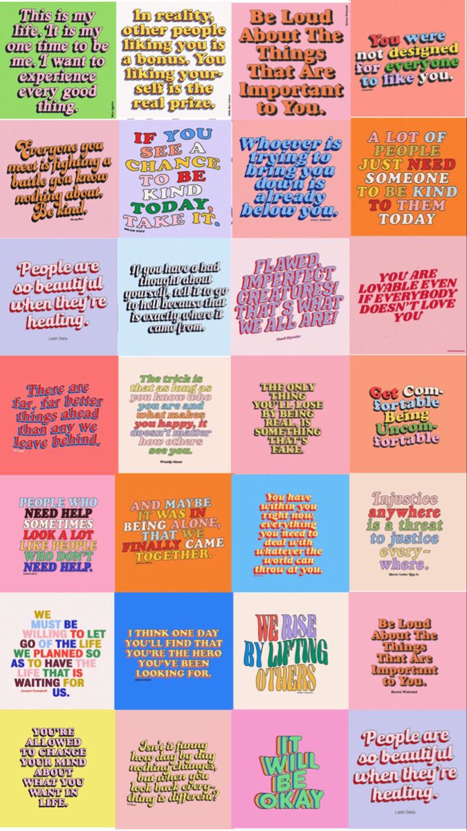 Quotes Collage Wallpaper Quote iPhone Themes
