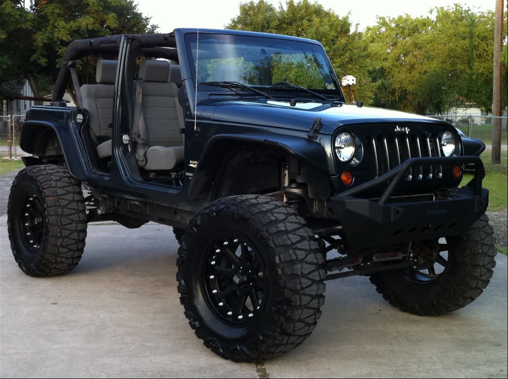 Jeep Wrangler Unlimited Rubicon Black Lifted