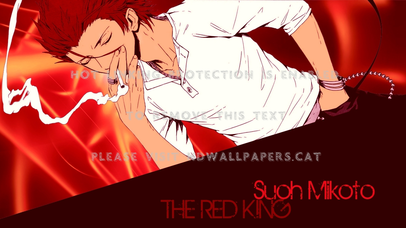 Red King Homra Project Suoh Mikoto Anime