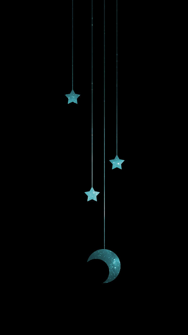 Moon And Stars iPhone Wallpaper