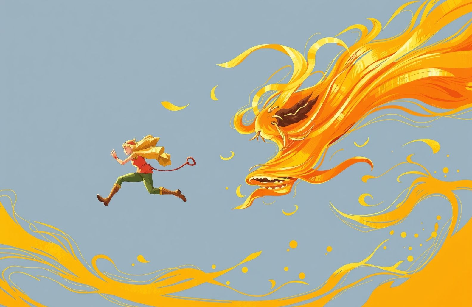 Golden Wind Wallpaper
