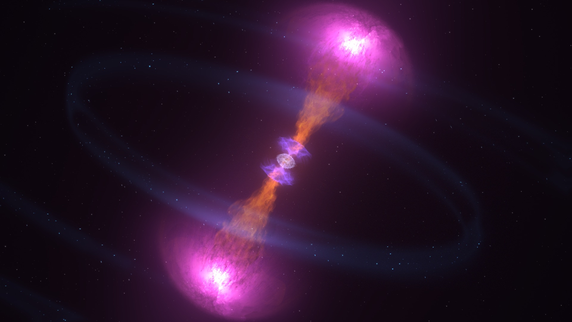 Gms Doomed Neutron Stars Create Blast Of Light And Gravitational