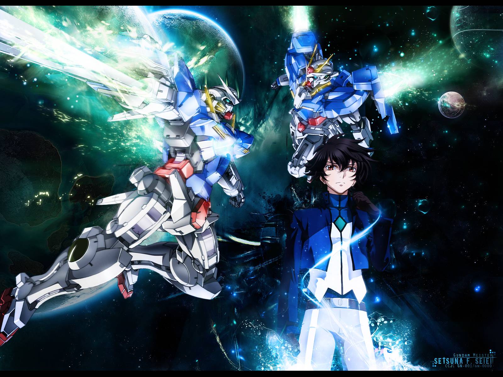 Gundams And Setsuna Gundam Wallpaper