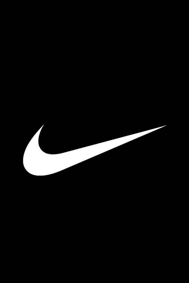 Black Nike Check iPhone Wallpaper