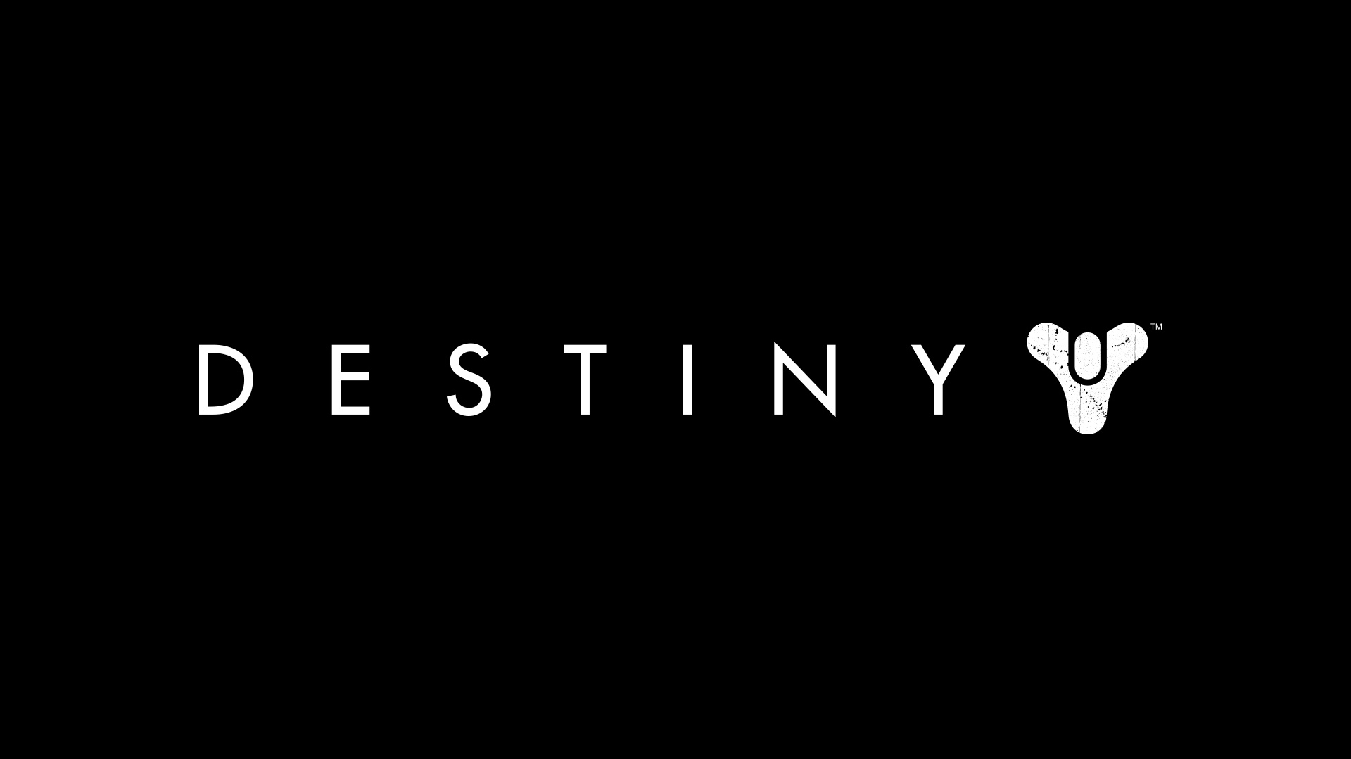 Logo Of Destiny Game Black Background HD 1080p And