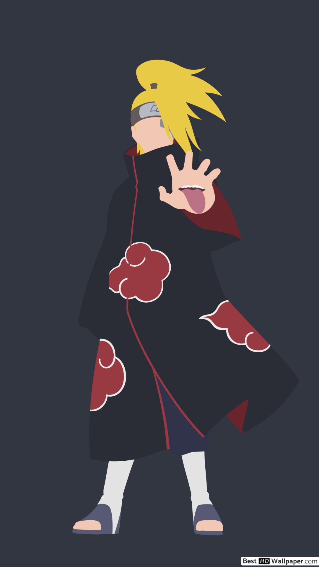 Naruto Wallpaper: Deidara Grunge - Minitokyo