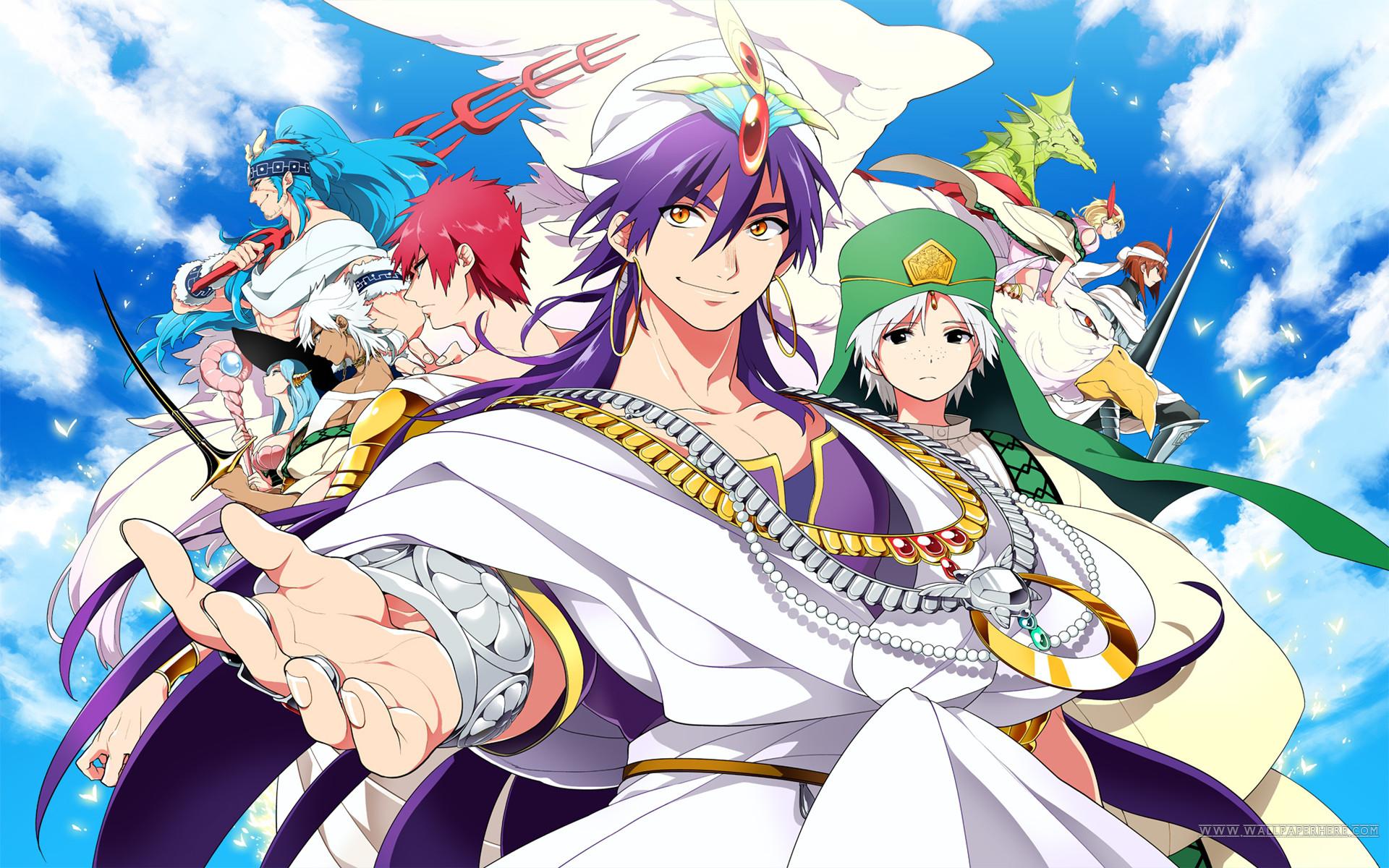Magi The Labyrinth Of Magic Image Official Art Wallpaper And