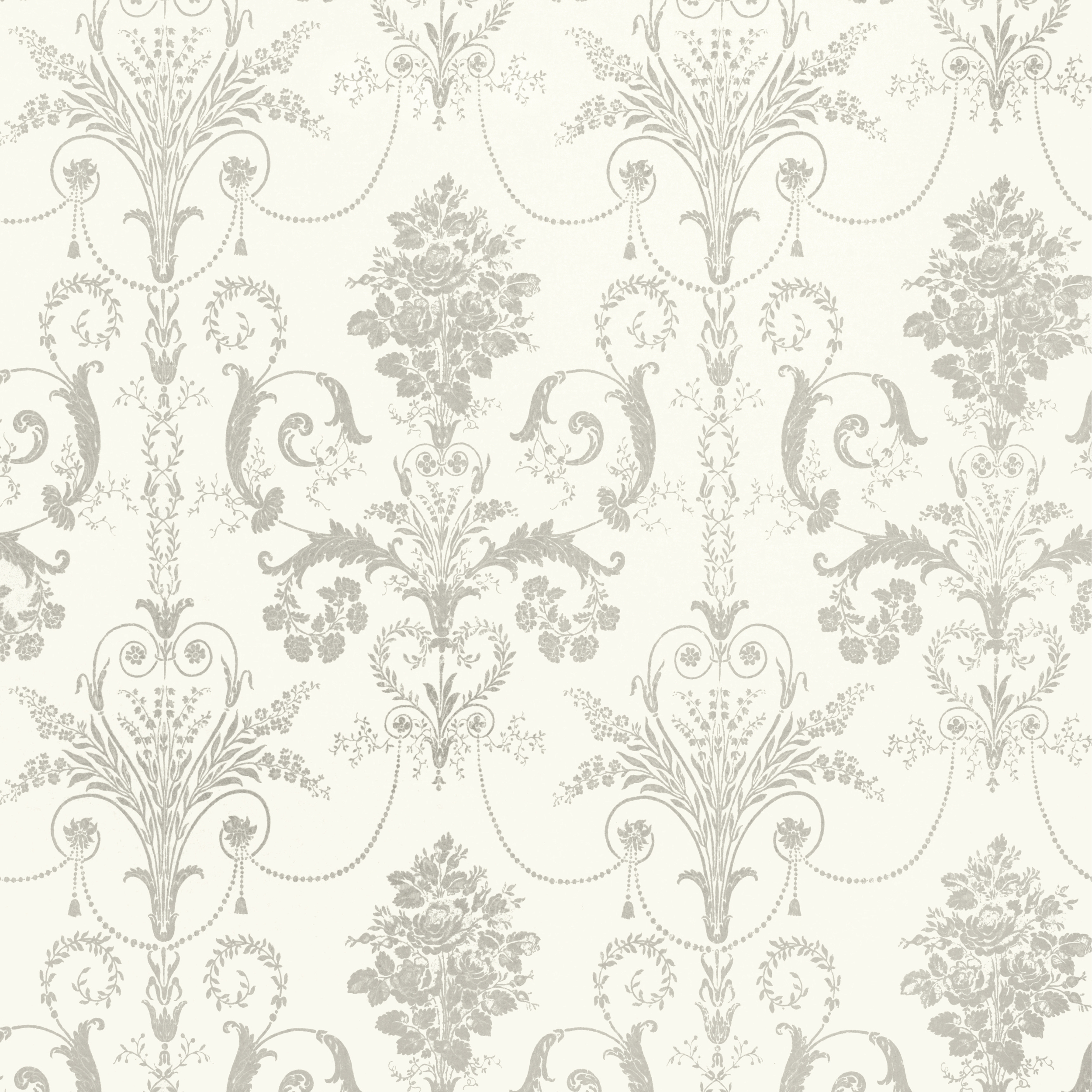 Grey And White Wallpaper Grasscloth