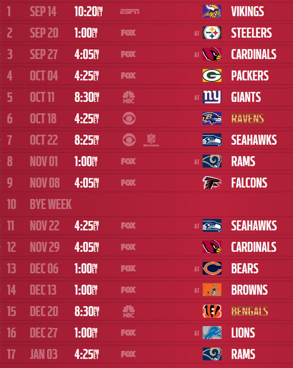 49ers 2015 schedule Facing Fangio Bears in Week 13 CSN Bay Area