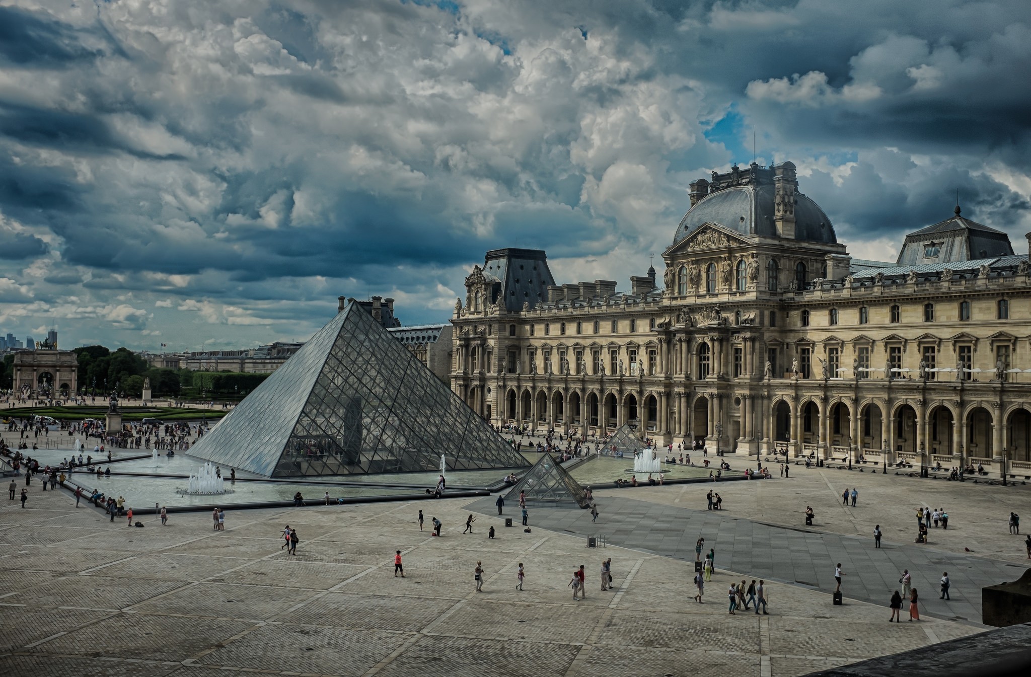 The Louvre Full HD Wallpaper And Background