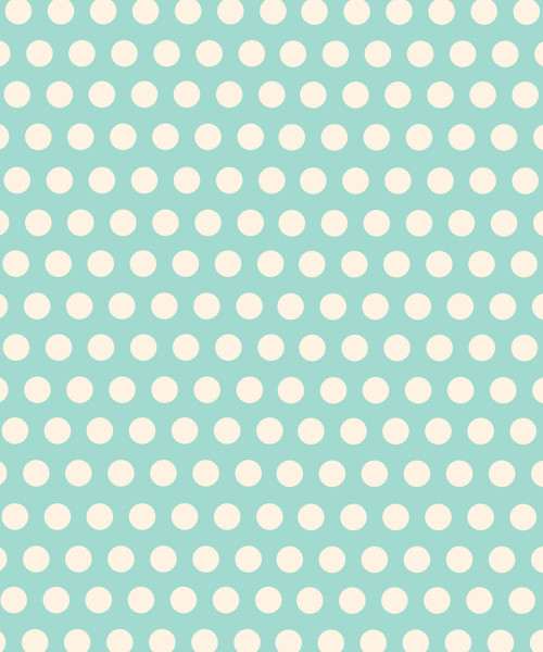 Mint Blue Polka Dot Background And Cream Dots Original