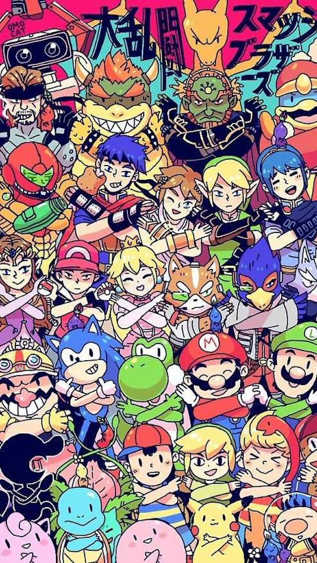 Video Game Characters iPhone Wallpaper