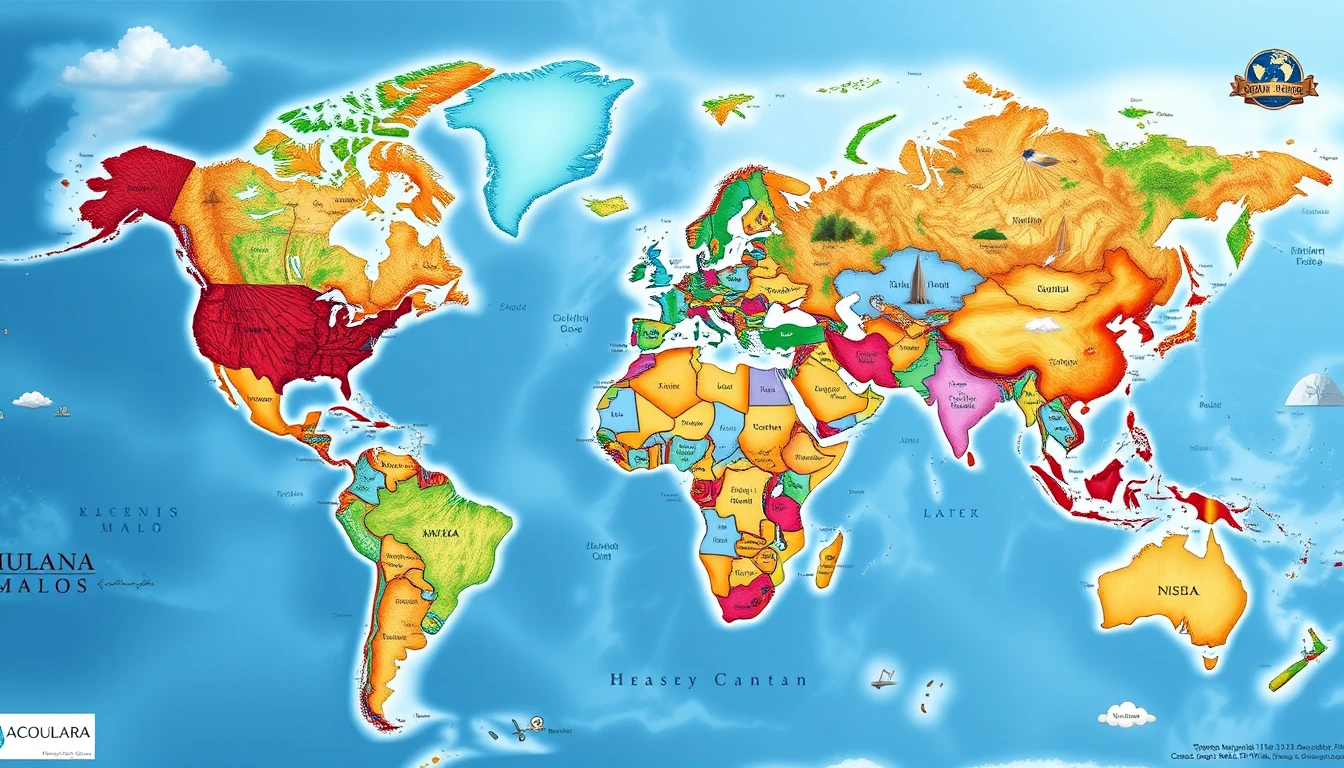 🔥 Download World Map Wallpaper High Resolution by @nicoleh75 | World ...