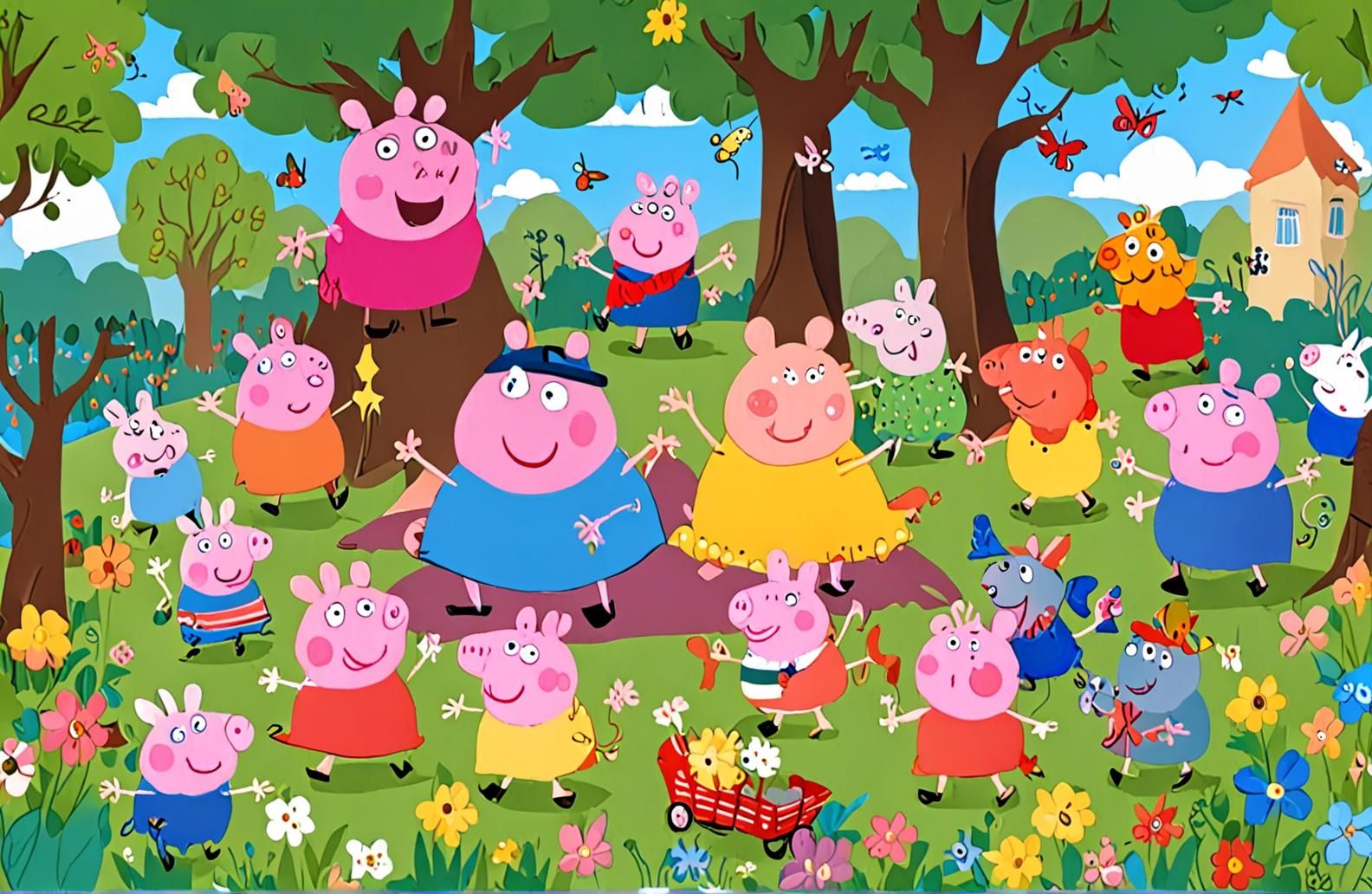 Peppa Pig Hd Wallpaper