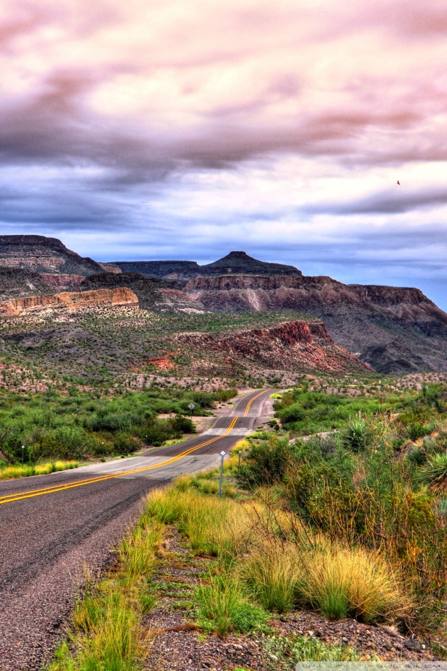 Road To Big Bend National Park 4k HD Desktop Wallpaper For