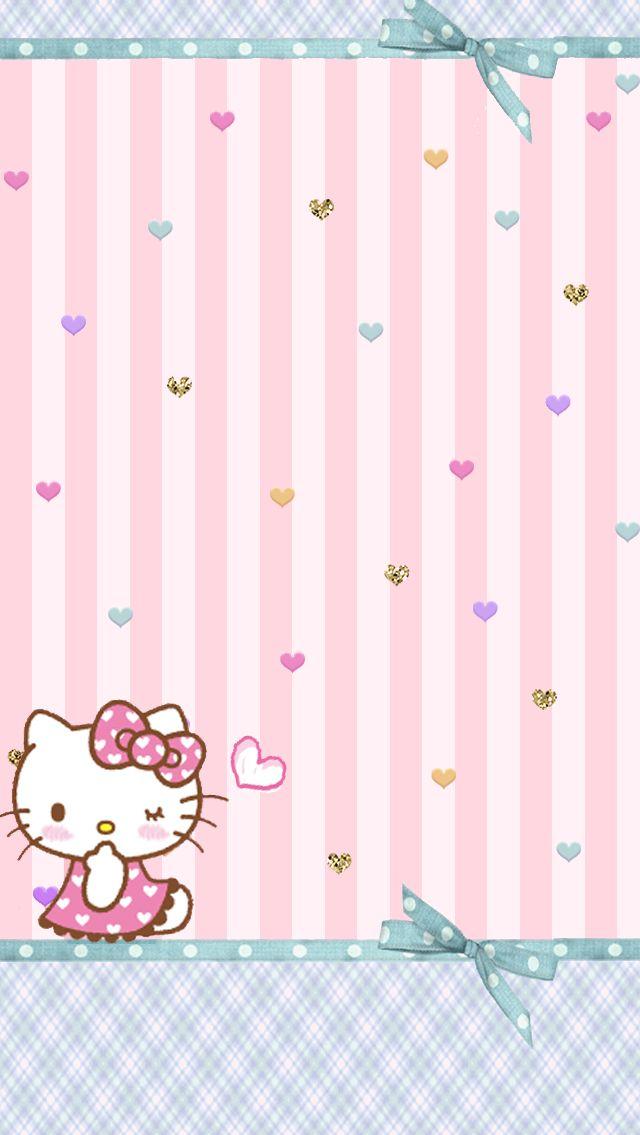 Girly Pink Wallpaper Bie In Hello Kitty Background