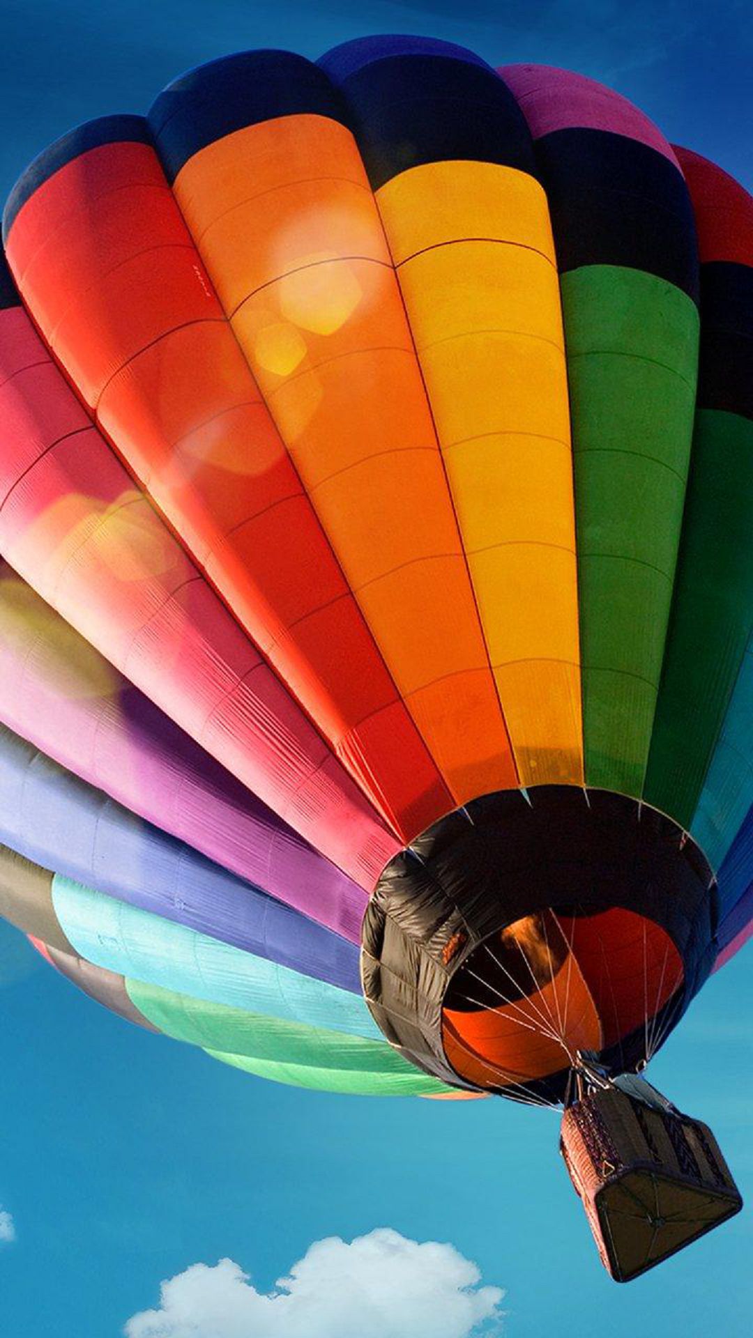 Colorful hot air balloon htc one wallpaper