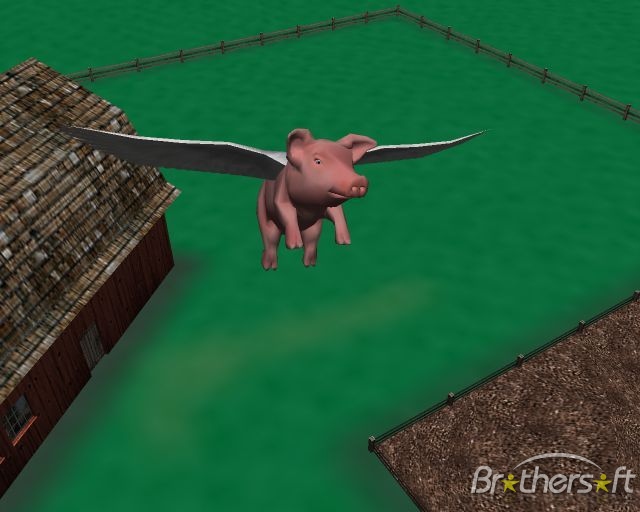 When Pigs Fly 3d Screen Saver