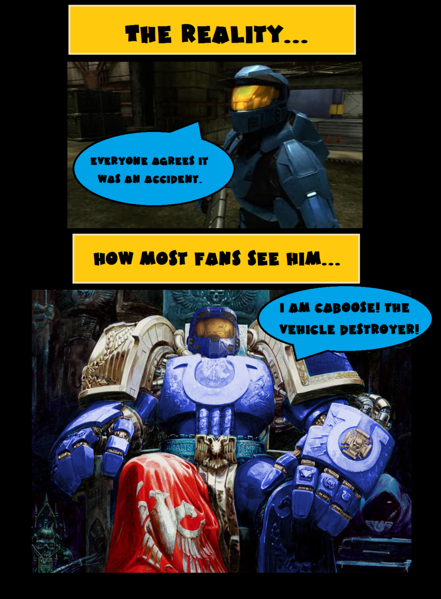 Red Vs Blue Caboose Wallpaper How Most Fans See Him