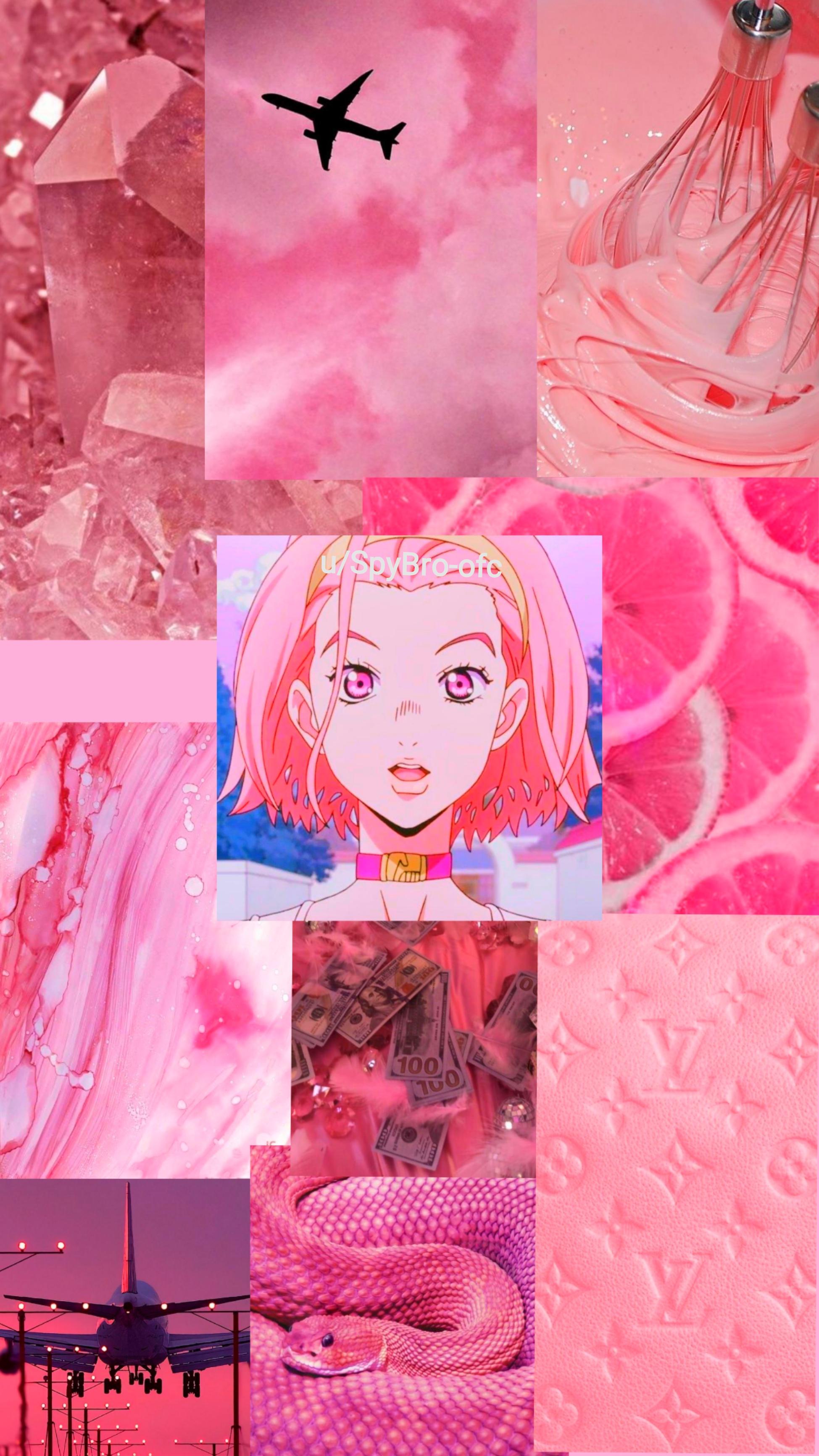 Pink Anime Aesthetic Wallpaper